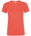 01825 Ladies Regent T Shirt Coral colour image